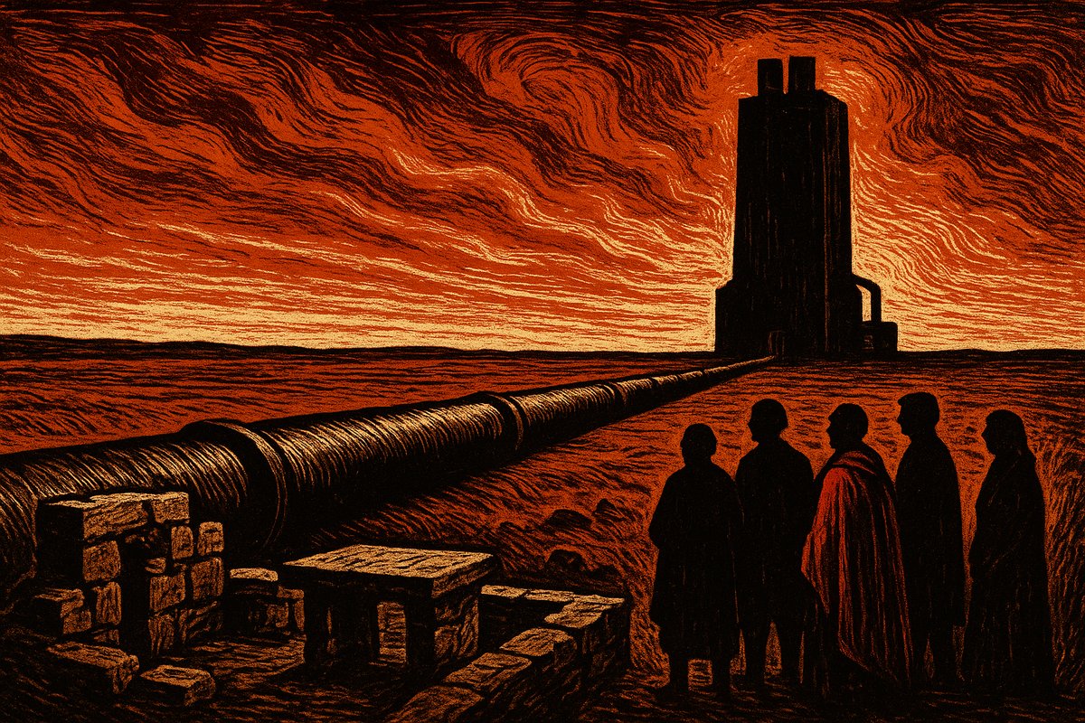 Imagen ilustrativa del artículo: Alberta, gasoducto e IA: el tubo es una decisión política — Yves Laurent