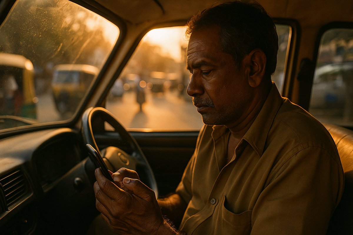 Illustration for: Bharat Taxi: ¿quién controla el algoritmo? — Yves Laurent