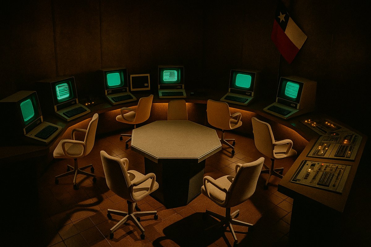 Imagen ilustrativa del artículo: Cybersyn: cuando Chile coordinó su economía sin dinero — Yves Laurent