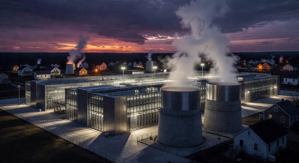 Imagen ilustrativa del artículo: Extractivismo digital: centros de datos vs comunidades — Yves Laurent