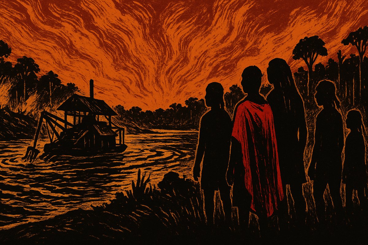 Illustration for: Munduruku Territory: The Gold Nobody Needs — Yves Laurent